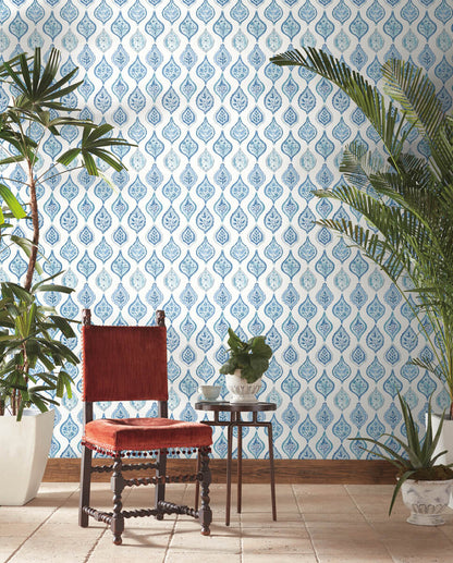 Marketplace Motif Wallpaper