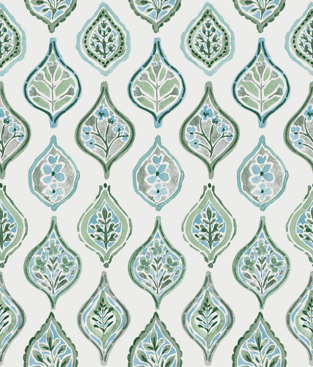 Marketplace Motif Wallpaper