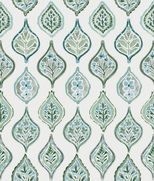 Marketplace Motif Wallpaper