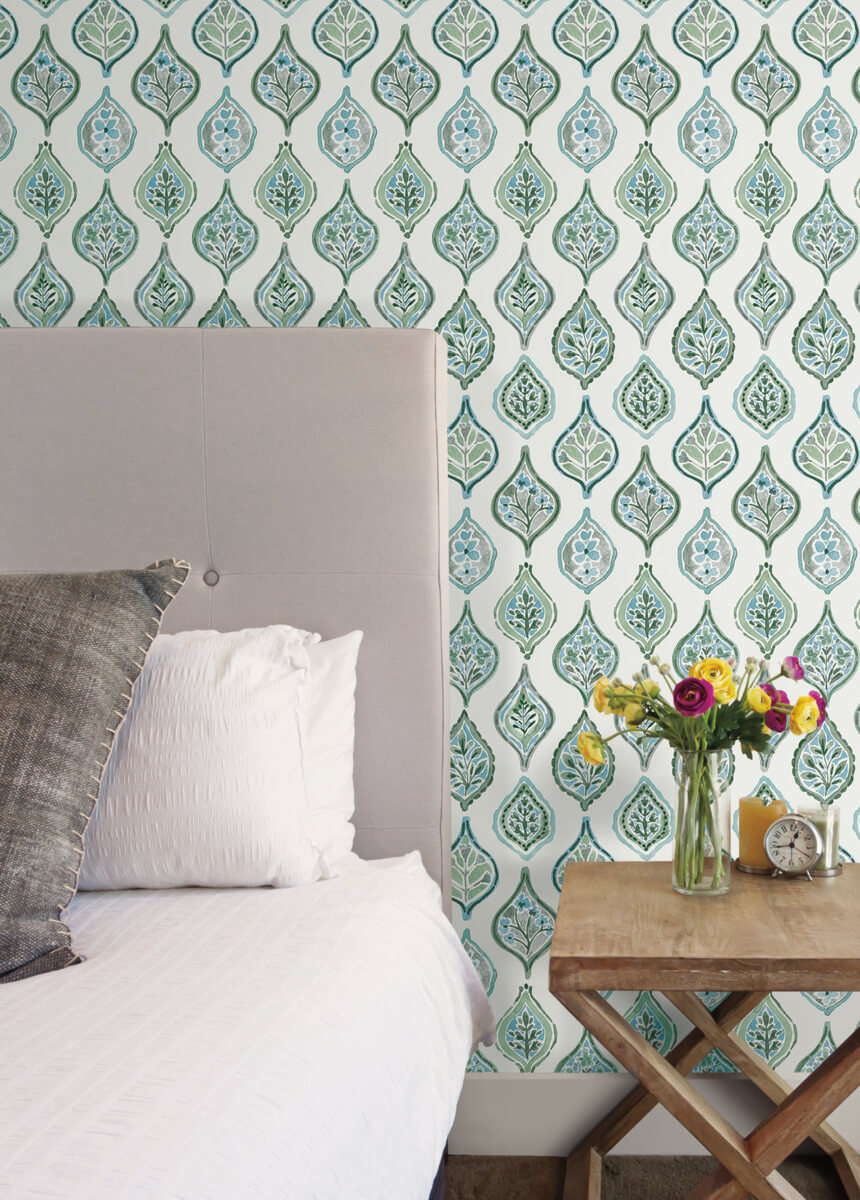 Marketplace Motif Wallpaper