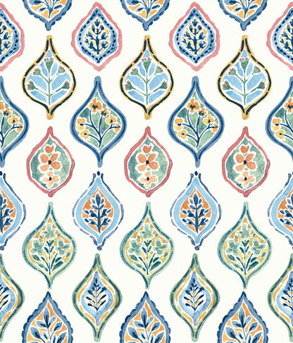 Marketplace Motif Wallpaper