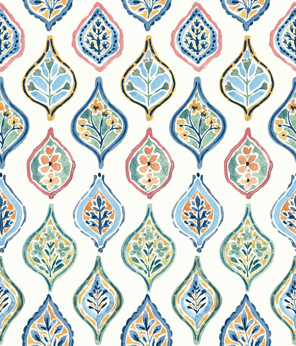 Marketplace Motif Wallpaper