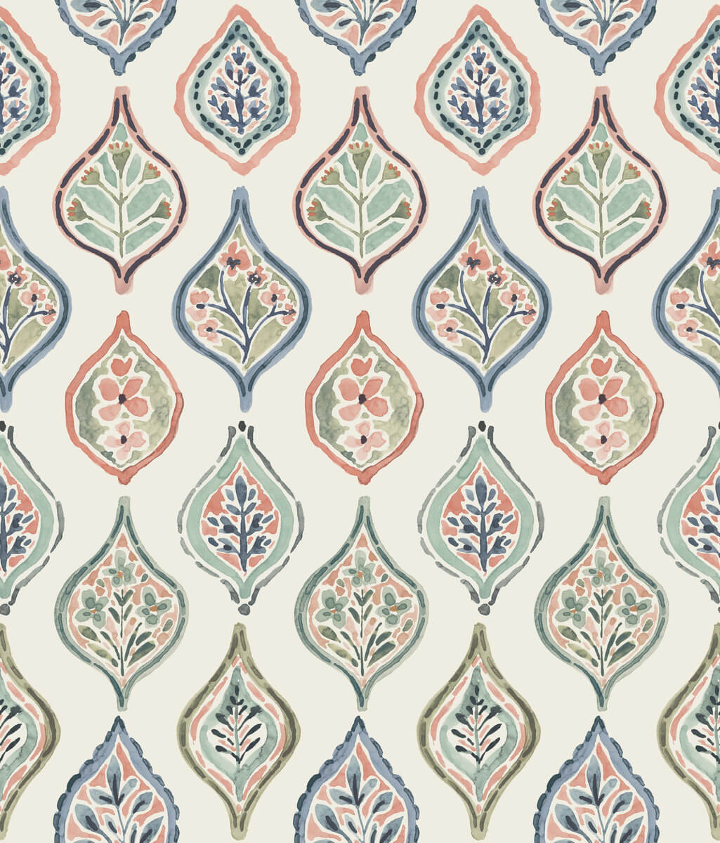 Marketplace Motif Wallpaper