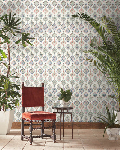 Marketplace Motif Wallpaper