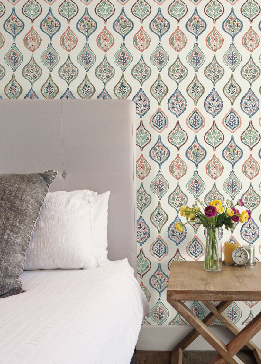 Marketplace Motif Wallpaper