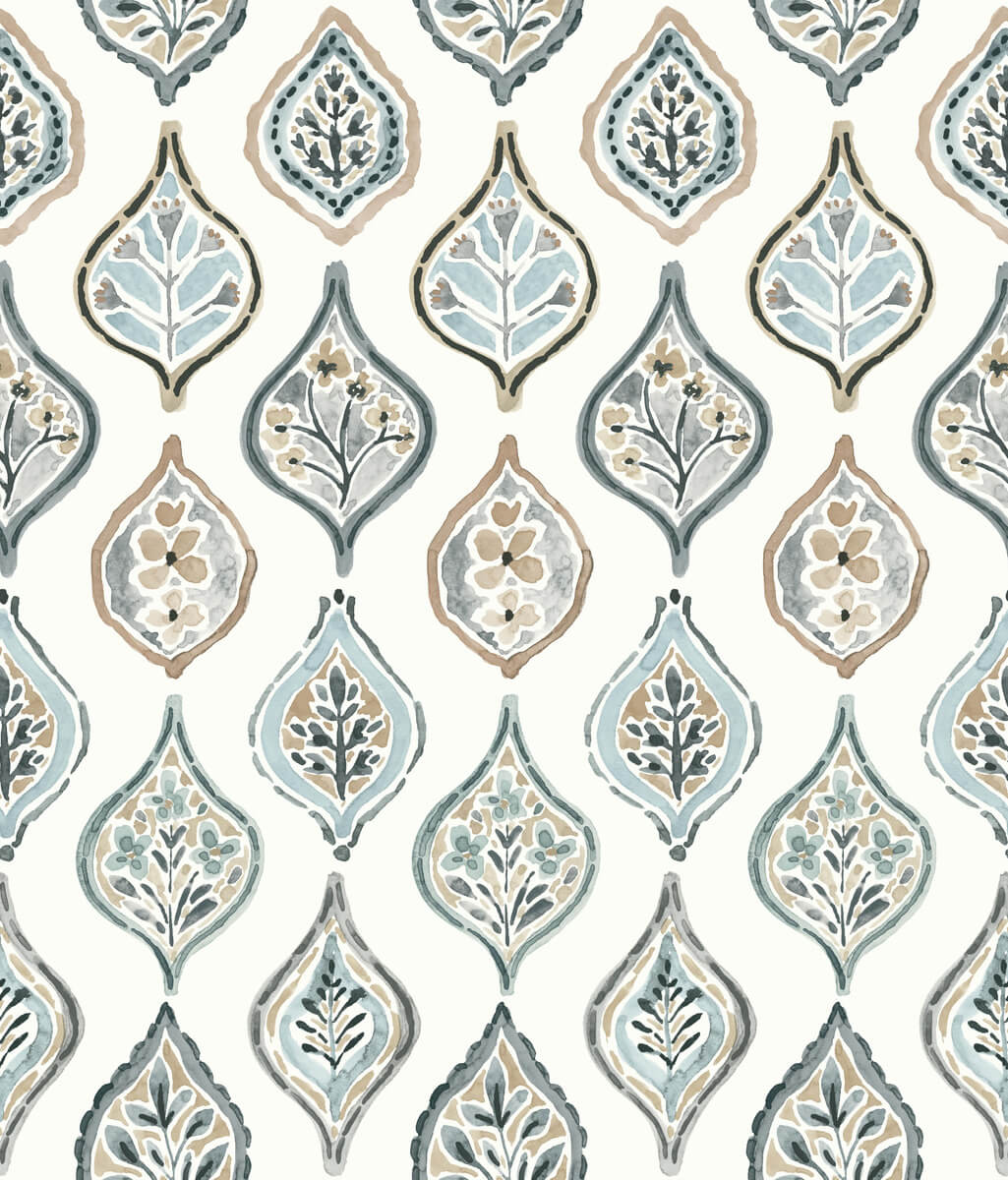 Marketplace Motif Wallpaper