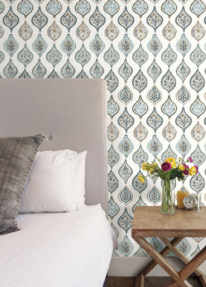 Marketplace Motif Wallpaper