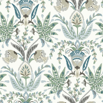 Seaside Jacobean Wallpaper