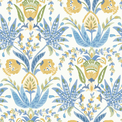 Seaside Jacobean Wallpaper