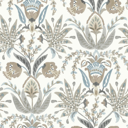 Seaside Jacobean Wallpaper