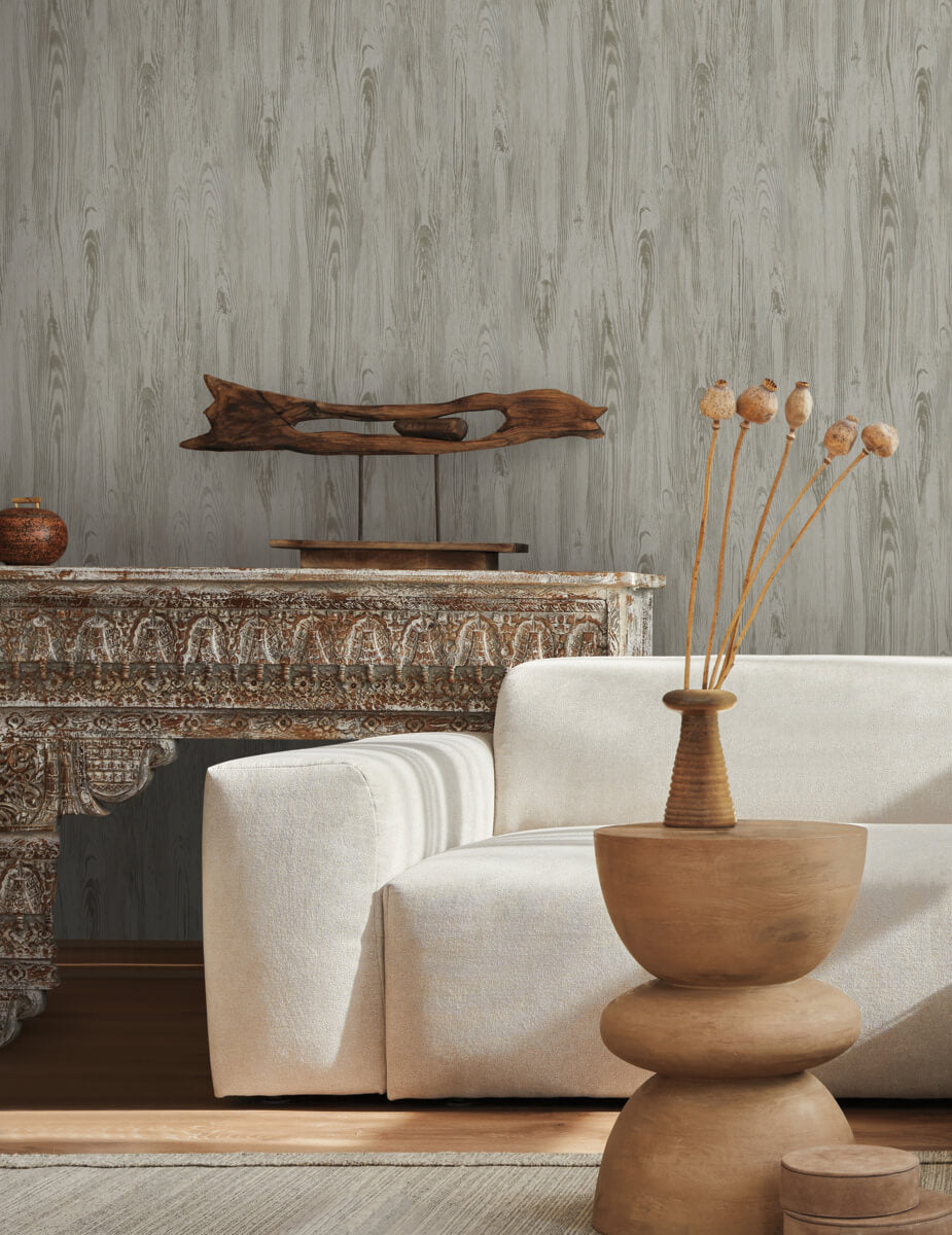 Mediterranean Rusticano Wood Wallpaper