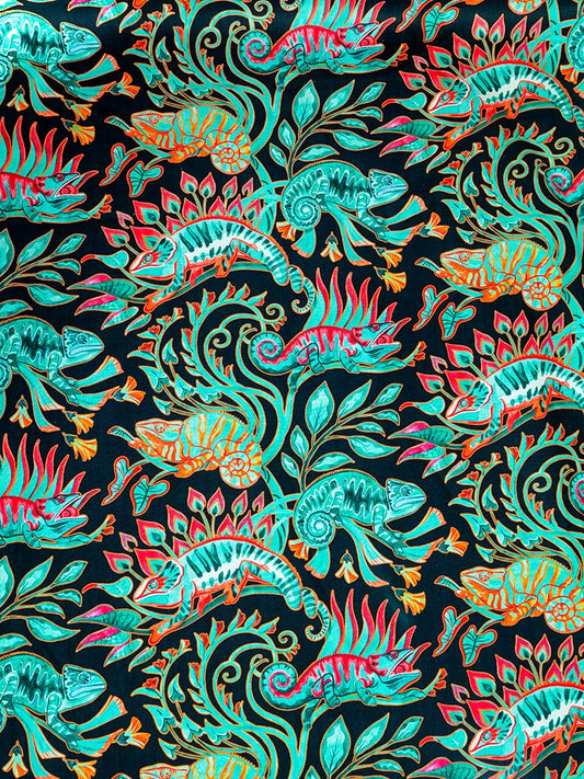 Morlaco Fabric by James Malone in Turquoise (01)
