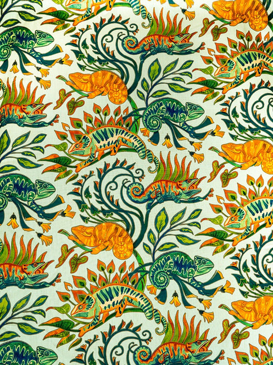 Morlaco Fabric by James Malone in Teal (02)