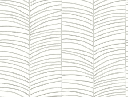Cascade Palm Chevron Wallpaper