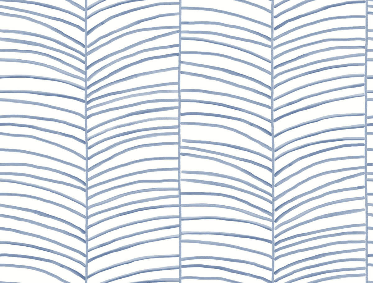 Cascade Palm Chevron Wallpaper