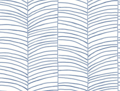 Cascade Palm Chevron Wallpaper