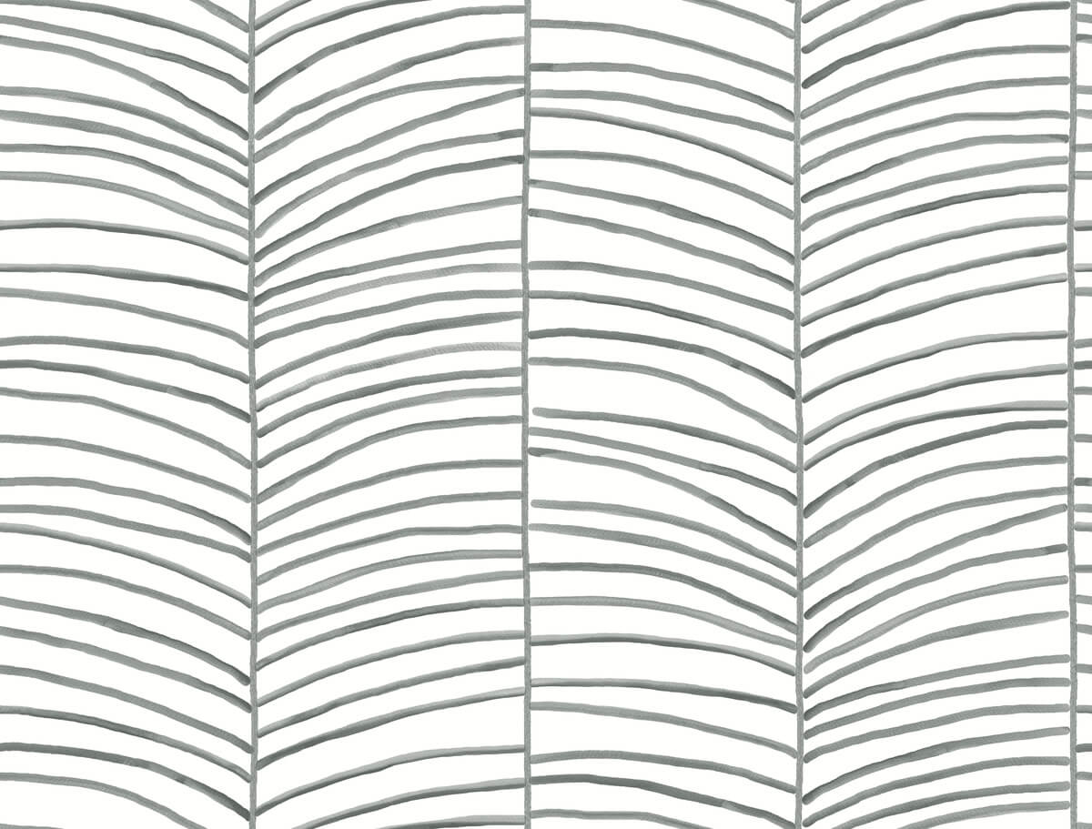 Cascade Palm Chevron Wallpaper