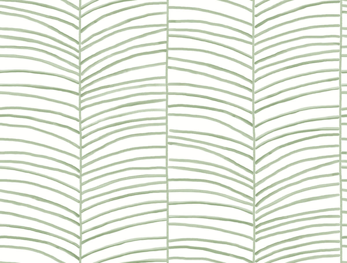 Cascade Palm Chevron Wallpaper