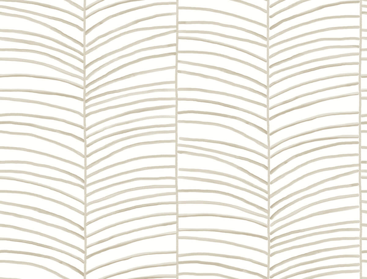 Cascade Palm Chevron Wallpaper