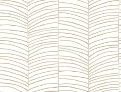 Cascade Palm Chevron Wallpaper