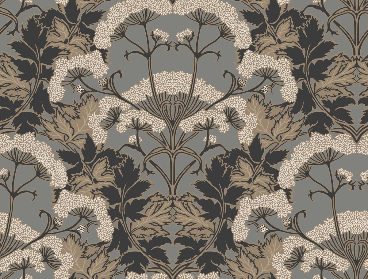 Yarrow Nouveau Wallpaper