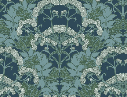 Yarrow Nouveau Wallpaper