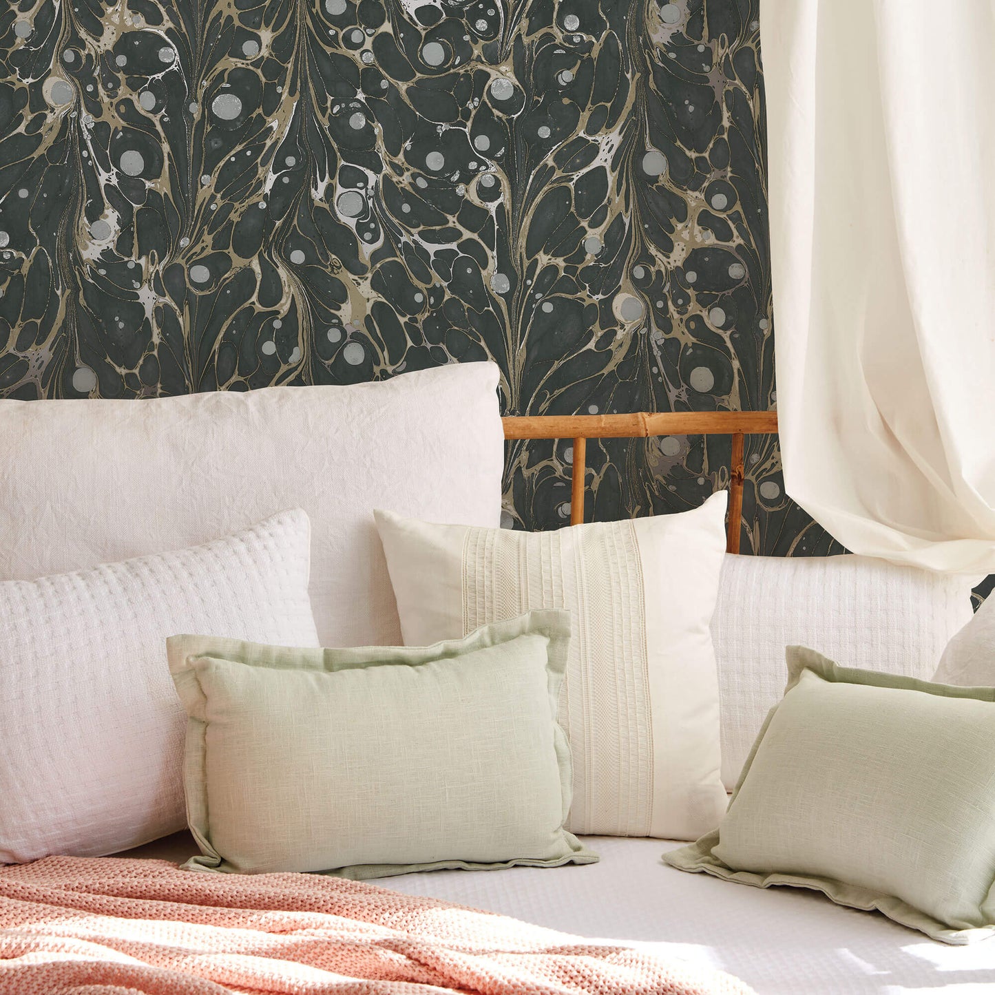 Marbled Endpaper Wallpaper