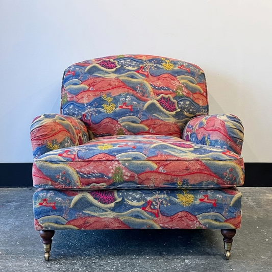 Andrew Martin Meadow Multi on N°40 Club Chair