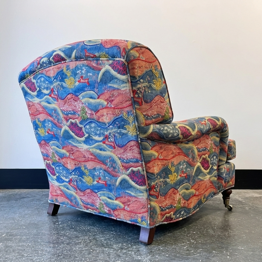 Andrew Martin Meadow Multi on N°40 Club Chair