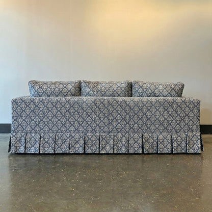 Namay Samay Taal Gun Metal on N°60 Sofa with Multi-Pleat Skirt