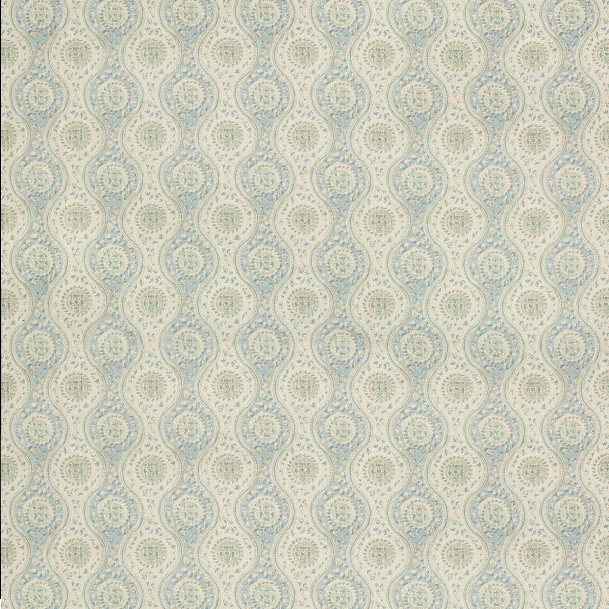 Nadari Print Fabric by Brunschwig & Fils in Sky/Aqua