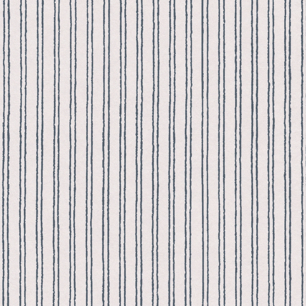 Plough XL Wallpaper by Nile & York in Navy Blue