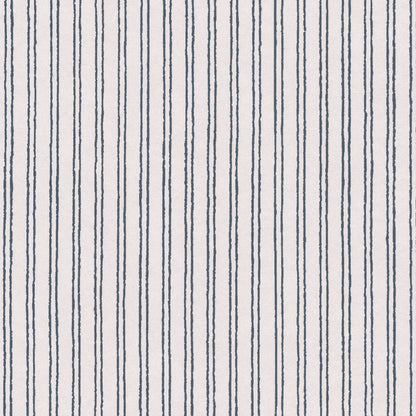 Plough XL Wallpaper by Nile & York in Navy Blue