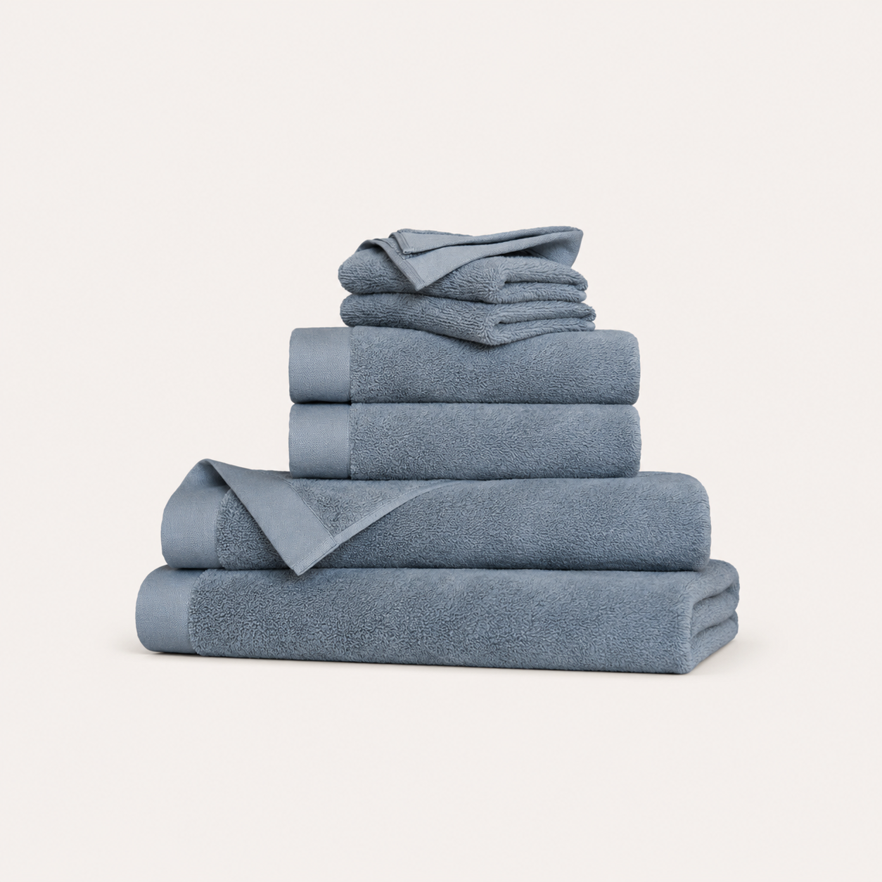 Oasis Bath Sheet Set in Coast