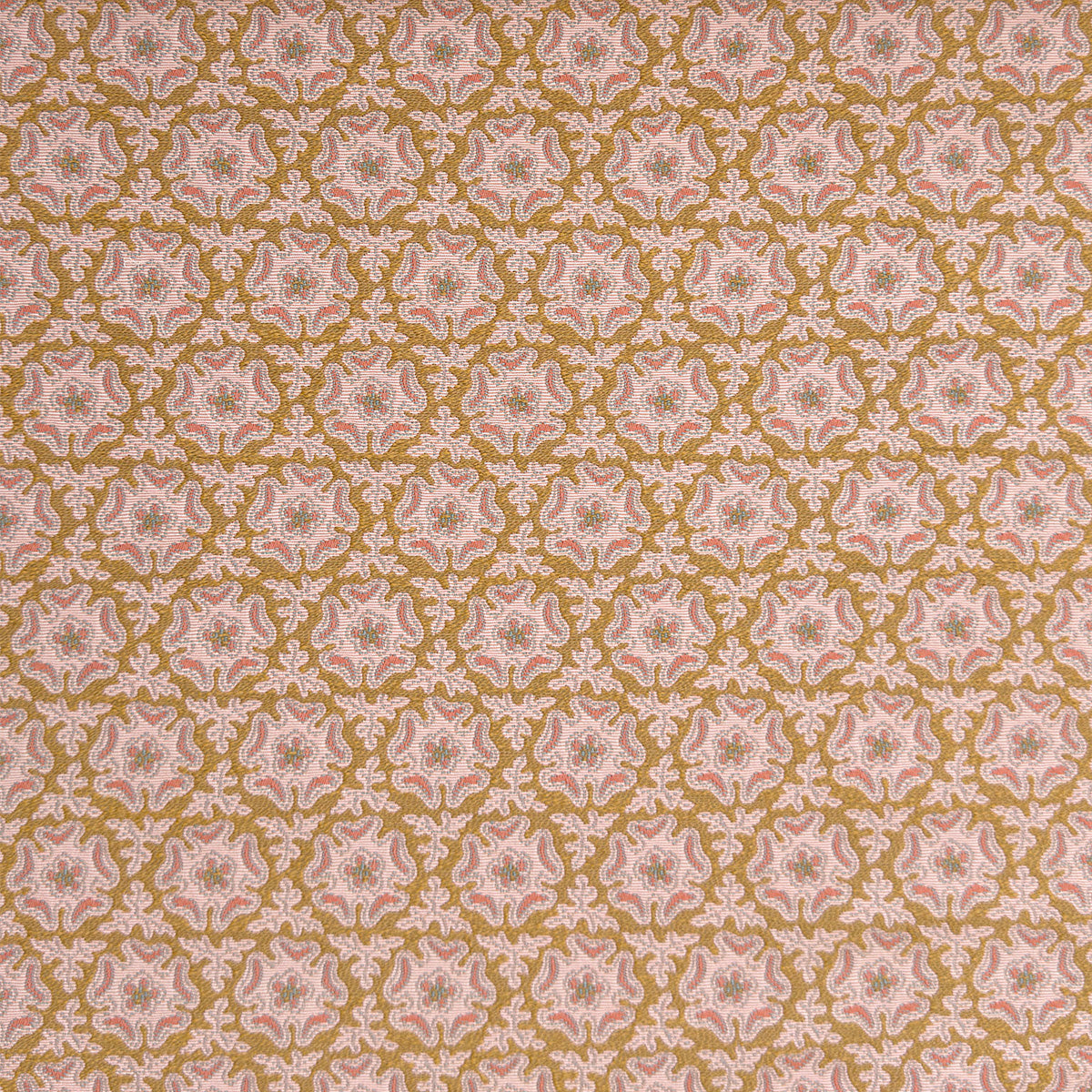 Odessa Woven Fabric by Serena Dugan in Ochre/Petal