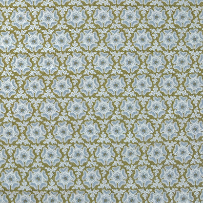 Odessa Woven Fabric by Serena Dugan in Pear/Ciel