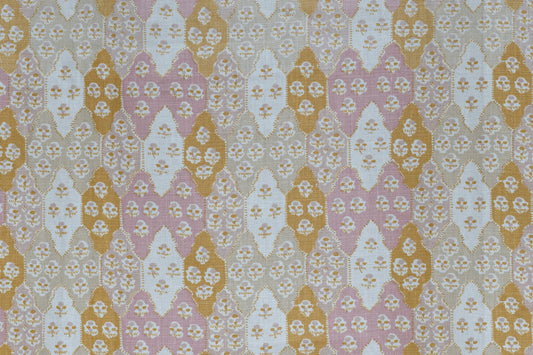 Ottoman Quilt Fabric by Alice Sergeant in Petal