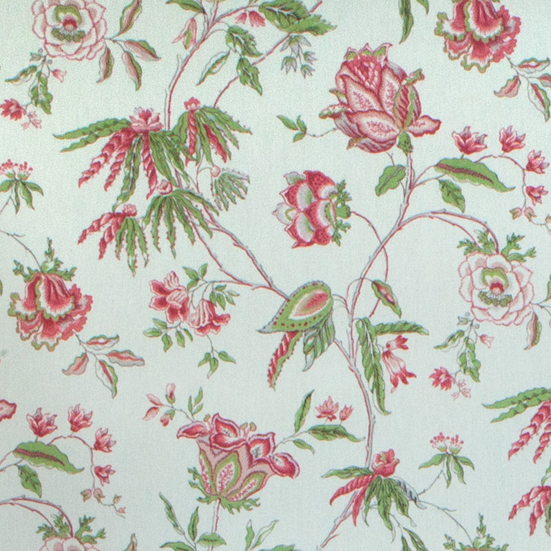 Ovington Fabric by Titley & Marr in Geranium & Leaf