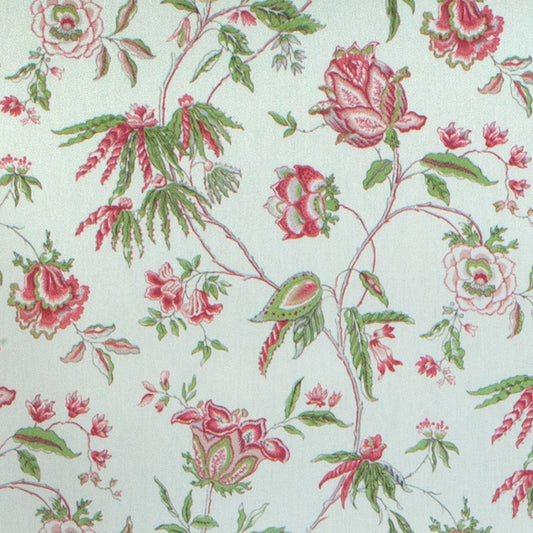 Ovington Fabric by Titley & Marr in Geranium & Leaf