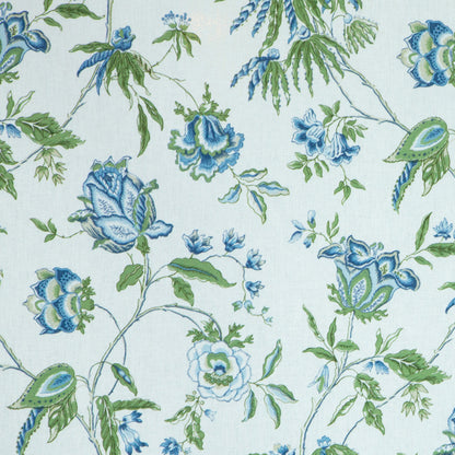 Ovington Fabric by Titley & Marr in Blue & Linden