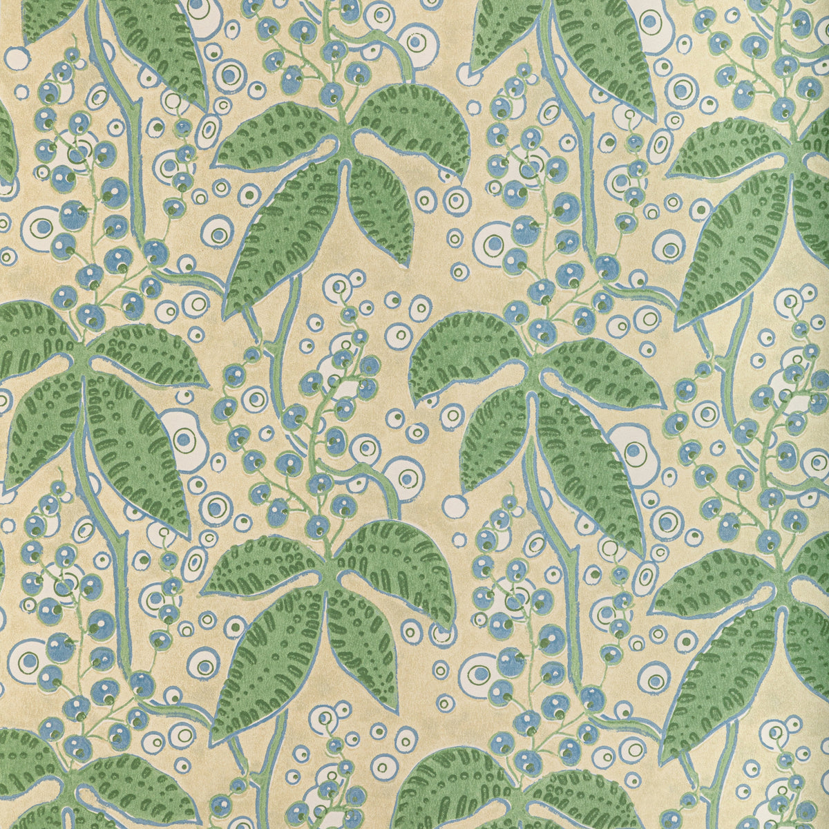 Putnam Paper - Leaf/Blue