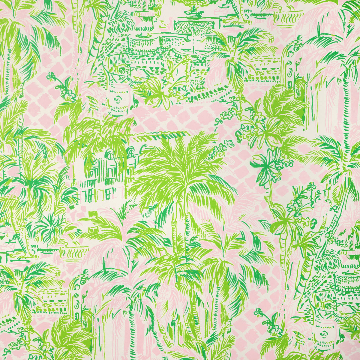 Palm Beach Wp - Pink/Green