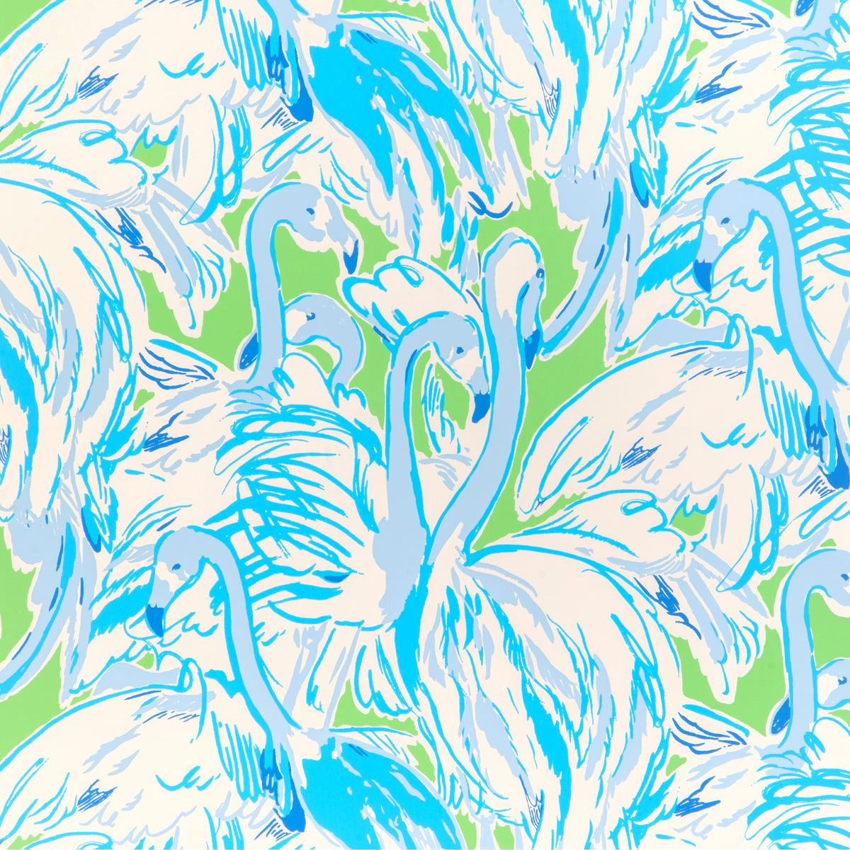 Pink Colony Wp - Green/Blue