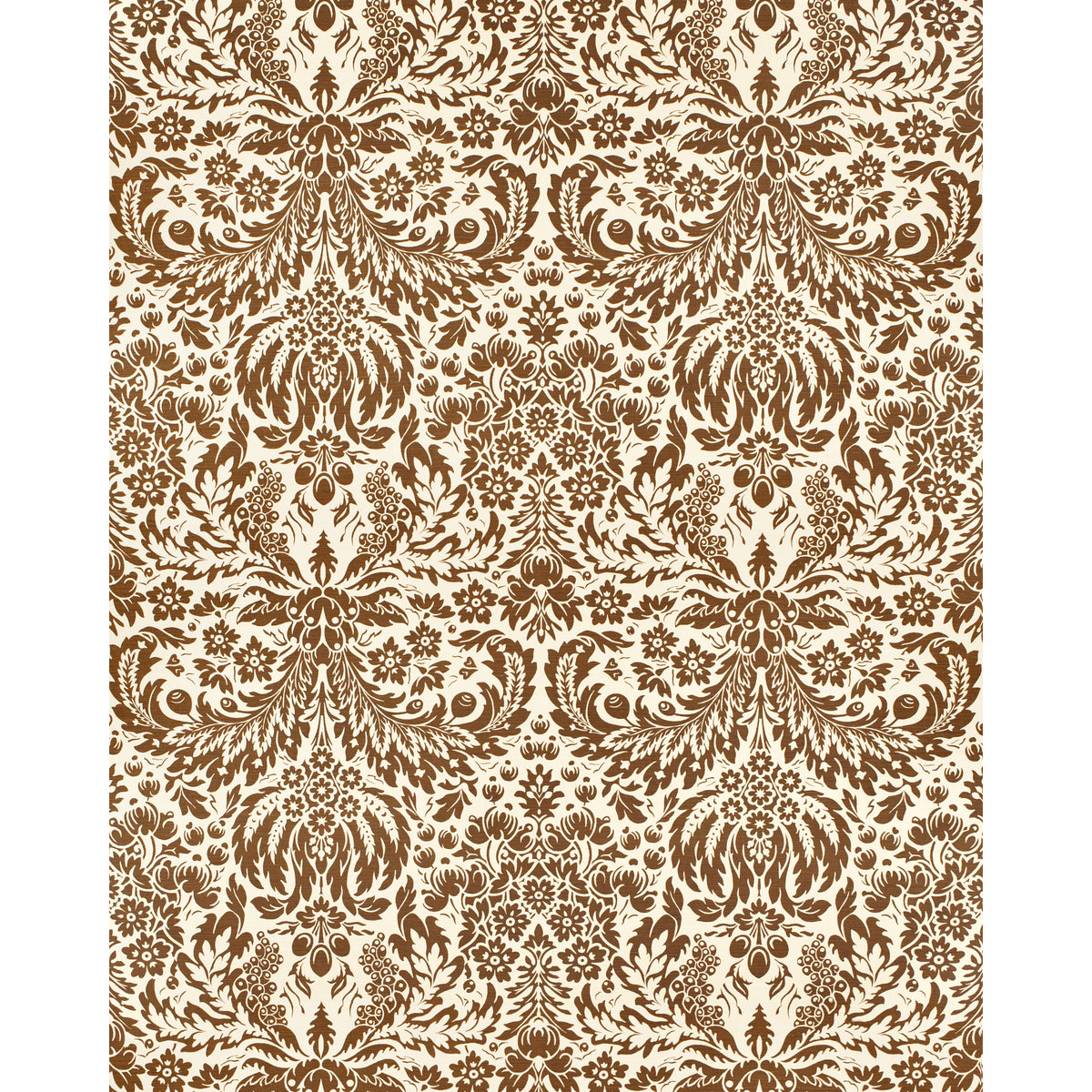 Damask Wp - Brown