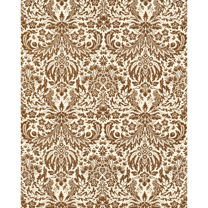 Damask Wp - Brown