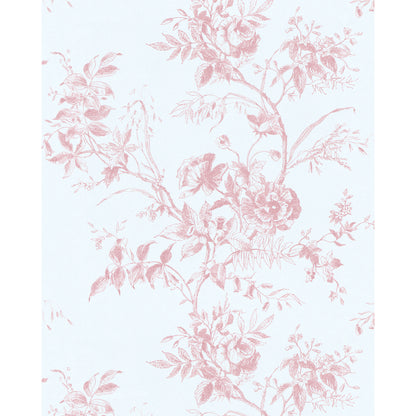 Tea Rose Toile Wp - Rose