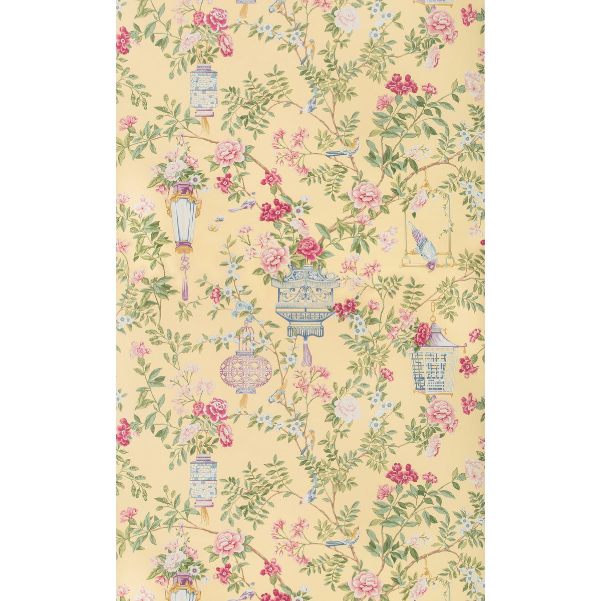 Jardin Fleuri Wallpaper by Brunschwig & Fils in Sun