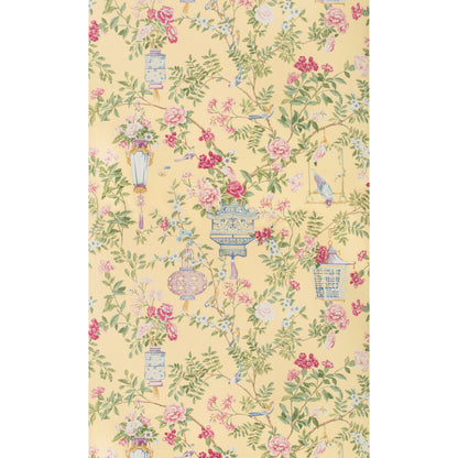 Jardin Fleuri Wallpaper by Brunschwig & Fils in Sun