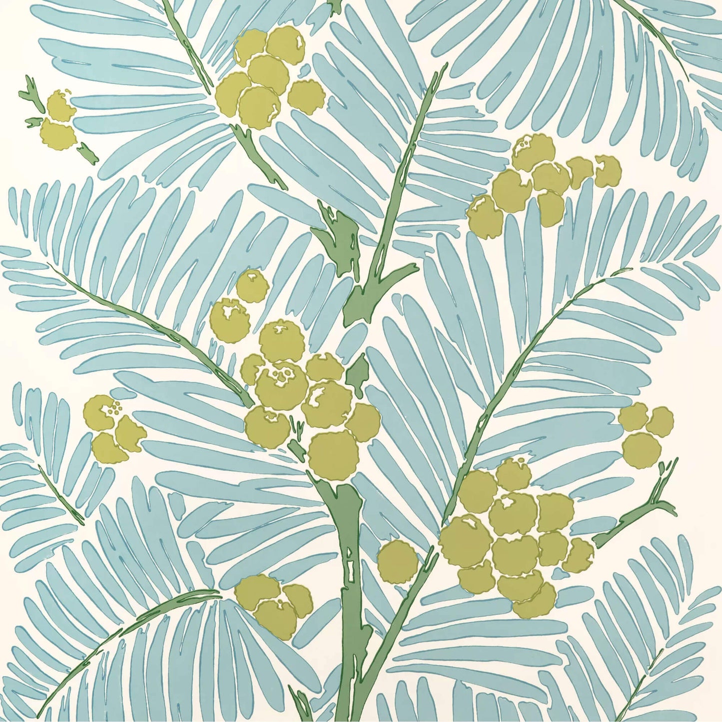 Majorelle Palmar Wallpaper