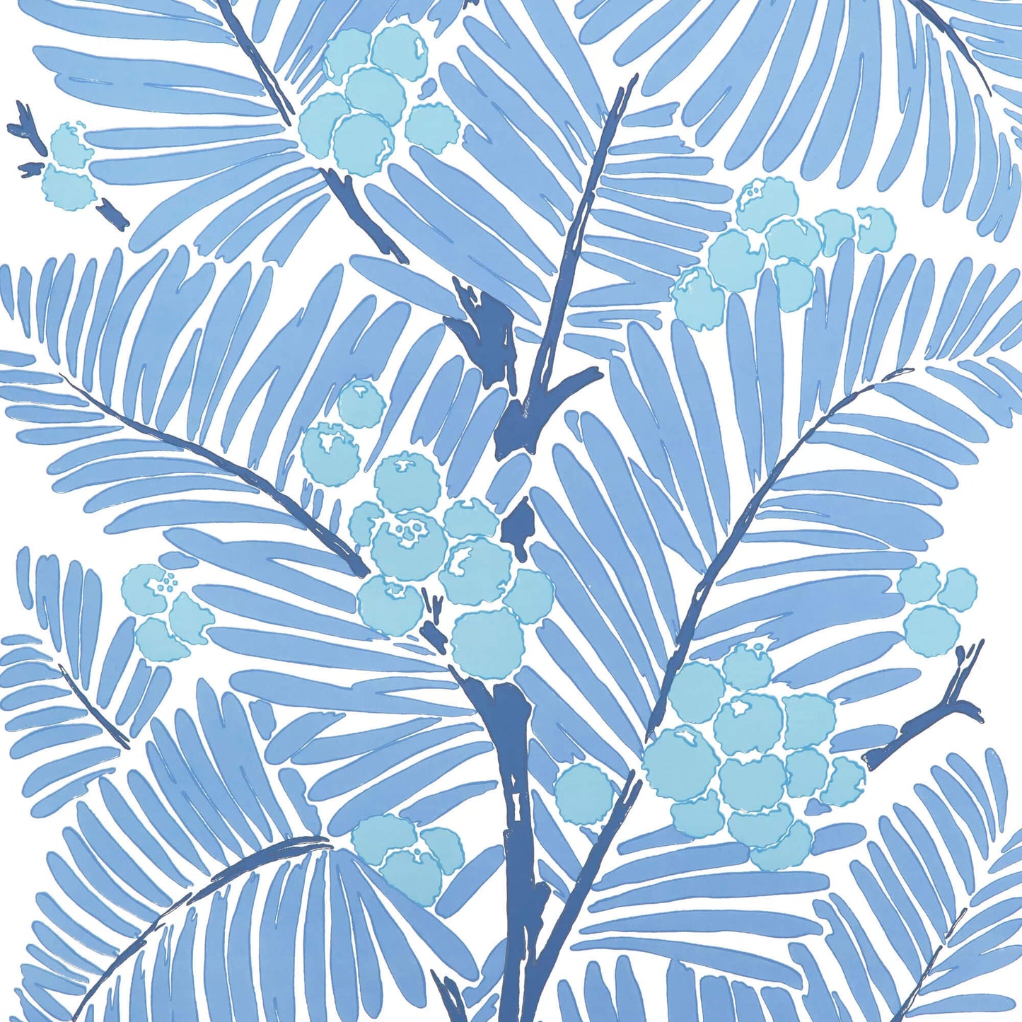 Majorelle Palmar Wallpaper